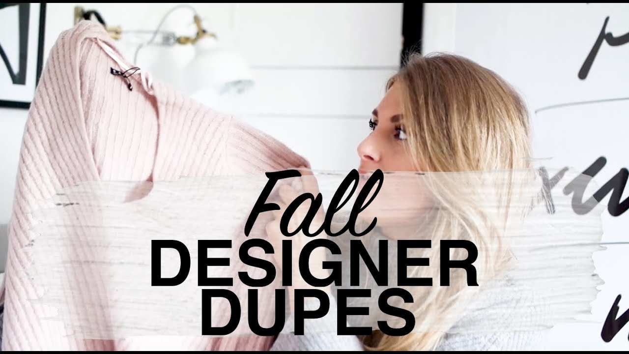 FALL DESIGNER DUPES | CHANEL, GUCCI, ACNE | SINEAD CROWE