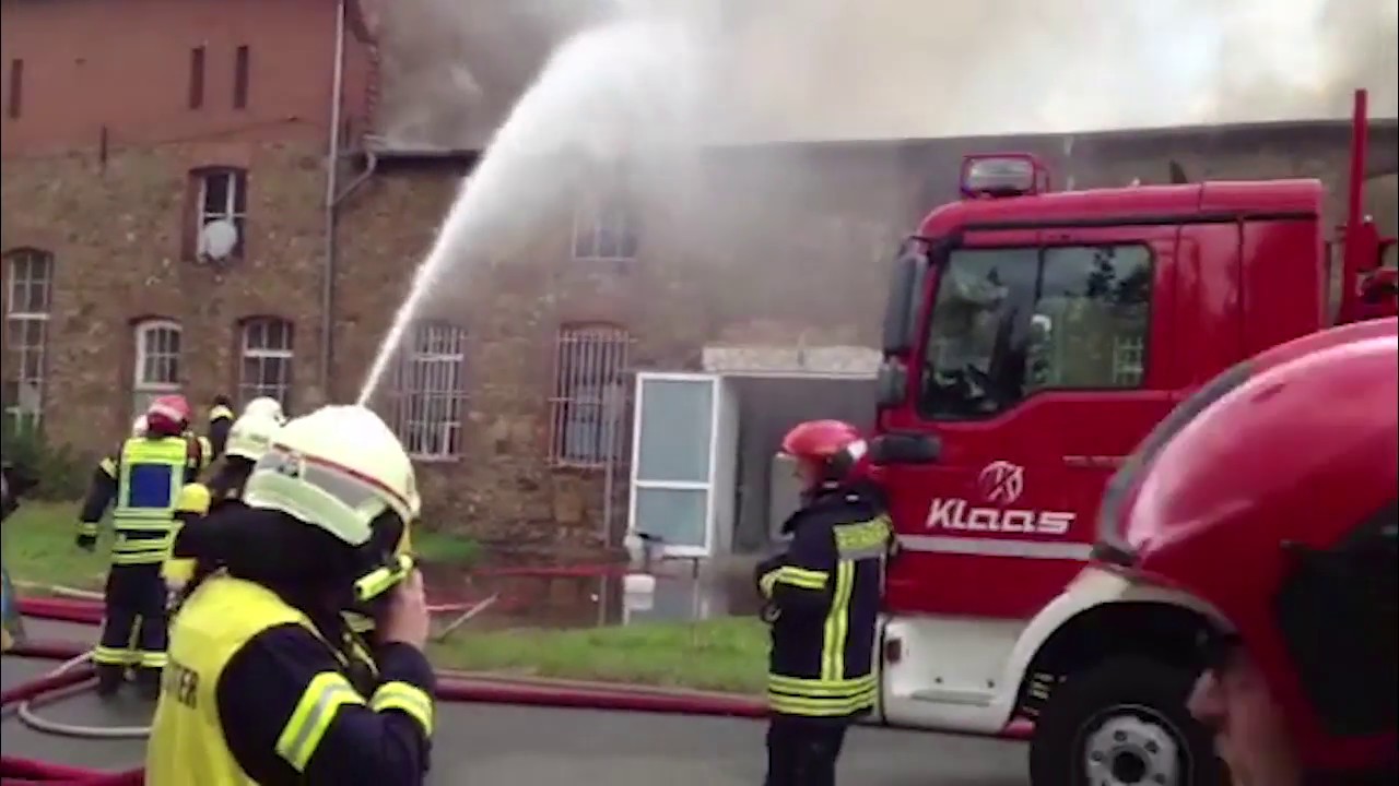 Ermsleben | Brand und Explosionen in Autowerkstatt