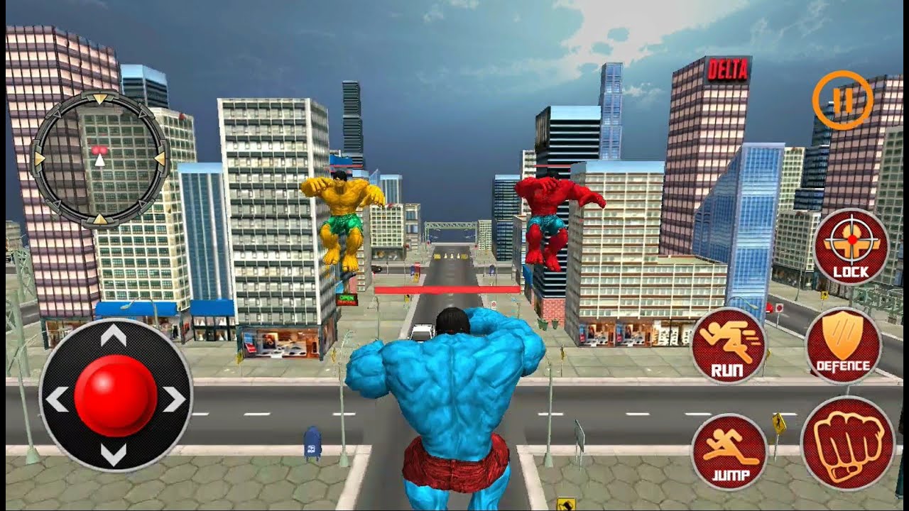 Incredible Super Red Hulk vs Another Superhero Hulk And Advance Robot Transformer Android Gameplay