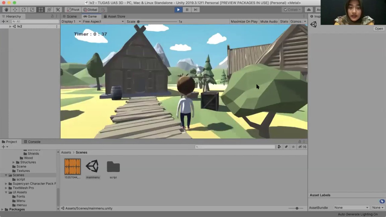 PROJECT TUGAS AKHIR GAME EDUKASI MENGGUNAKAN UNITY 3D