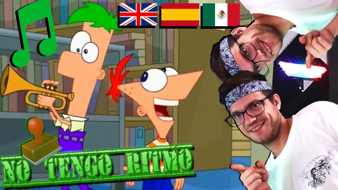 REACCION SIN RITMO al DOBLAJE de PHINEAS Y FERB