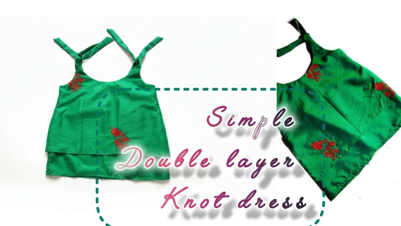 Simple knot dress | easy to sew| zoomprojects|||#sewing #easytosew