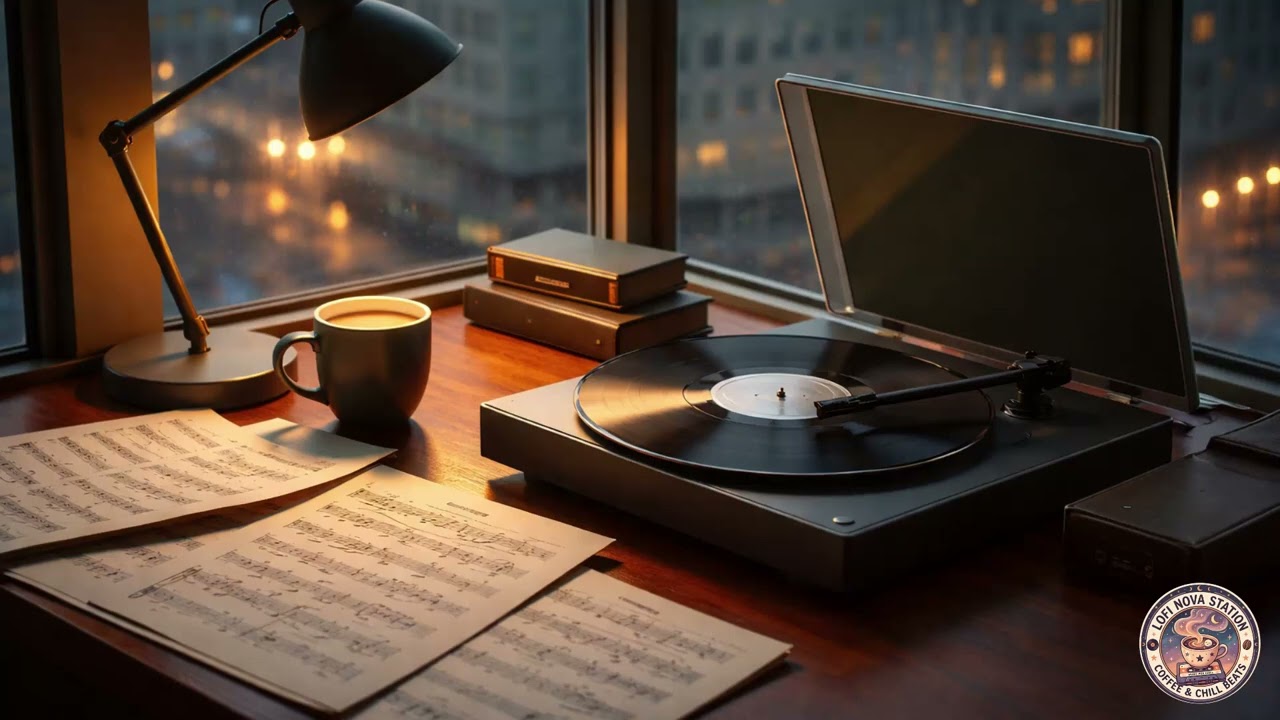 Relaxing Study Music | Cozy Coffee Shop ☕ Vol.11 – Lofi Hip Hop & Soft Jazz Piano | Chill Background