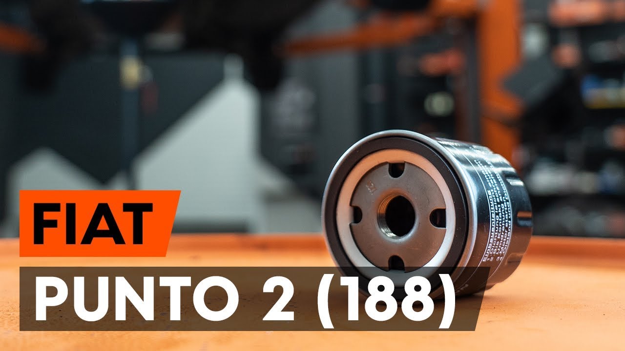 Como substituir a filtro de óleo e óleo do motor no FIAT PUNTO 2 (188) [TUTORIAL AUTODOC]