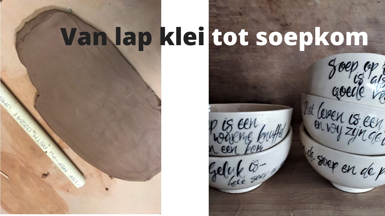 Van een lap klei tot een soepkom