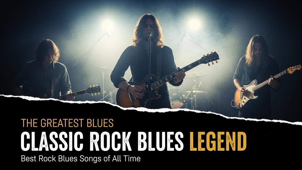 Eric Clapton, BB King, ZZ Top, Muddy Waters, Jimi Hendrix – Classic Blues Rock Guitar Heroes