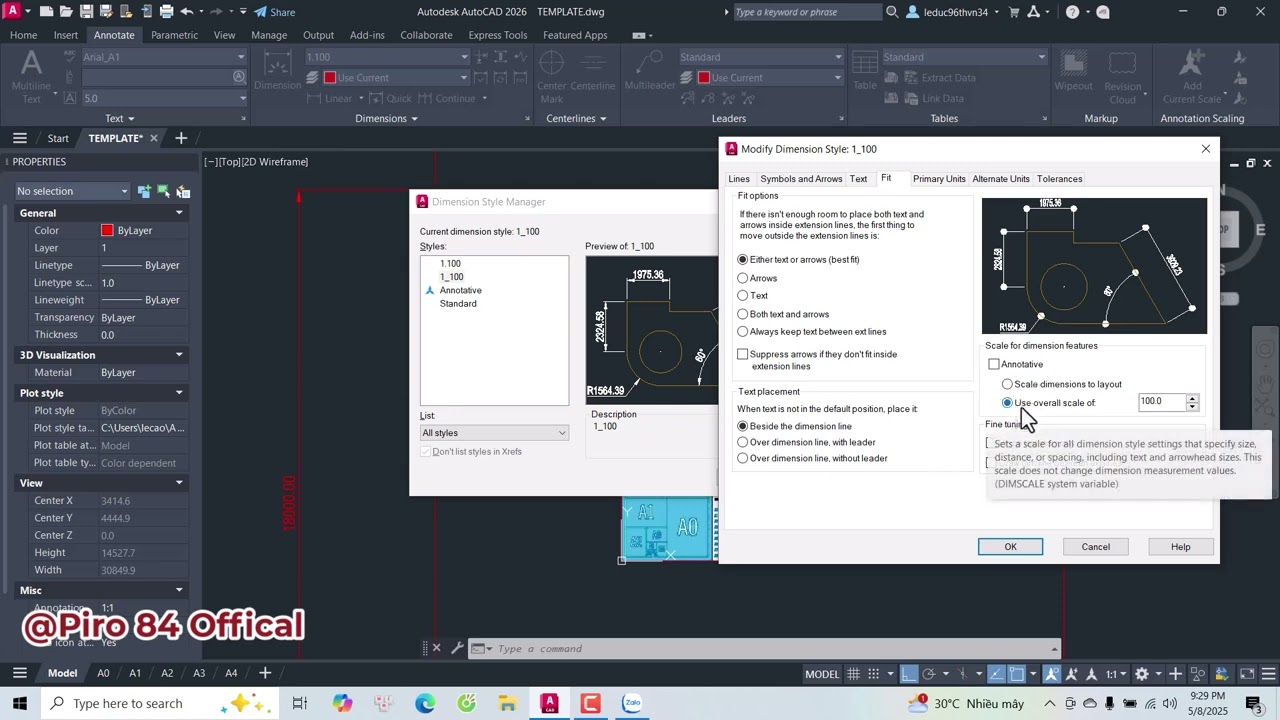 How to Setup Text & Dimensions in AutoCAD for A1 (Best Method 2026)