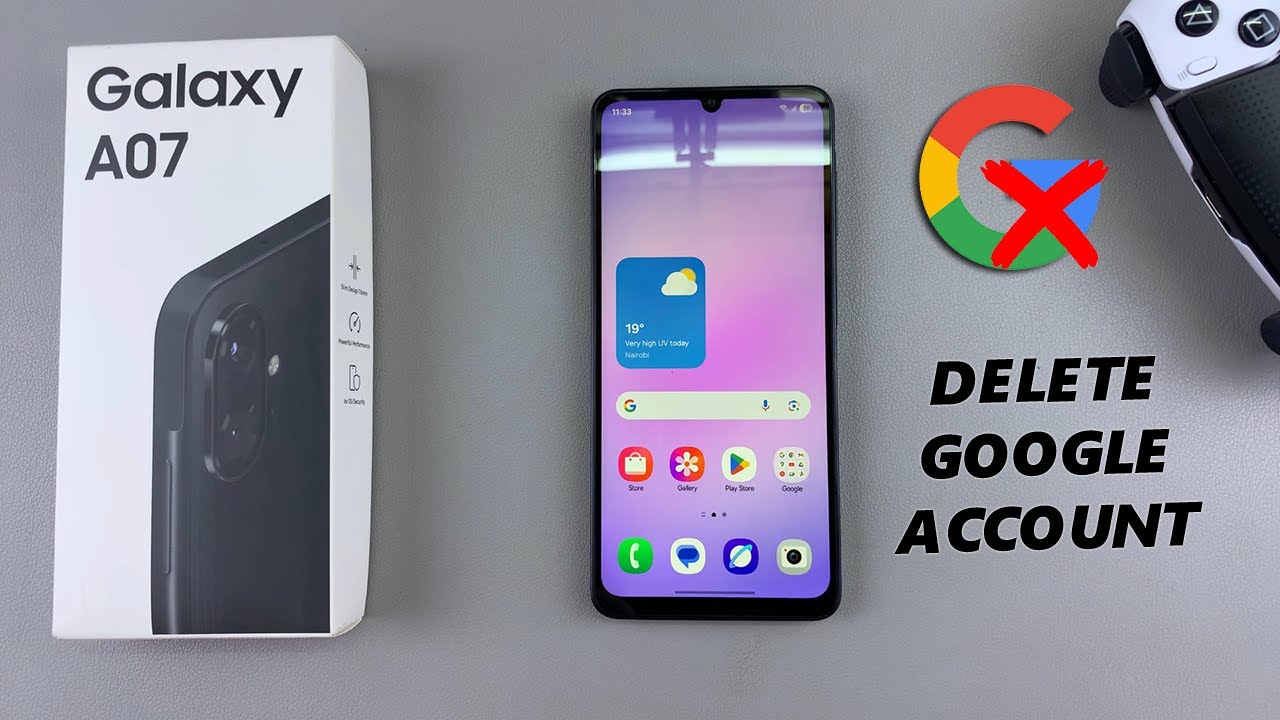 Samsung Galaxy A07: How To Remove Google Account