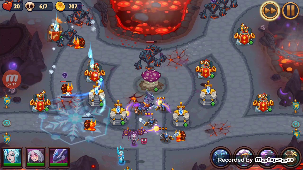 Realm Defense Level 140 Campaign Caldera's Caldera (Use Freeze potion)