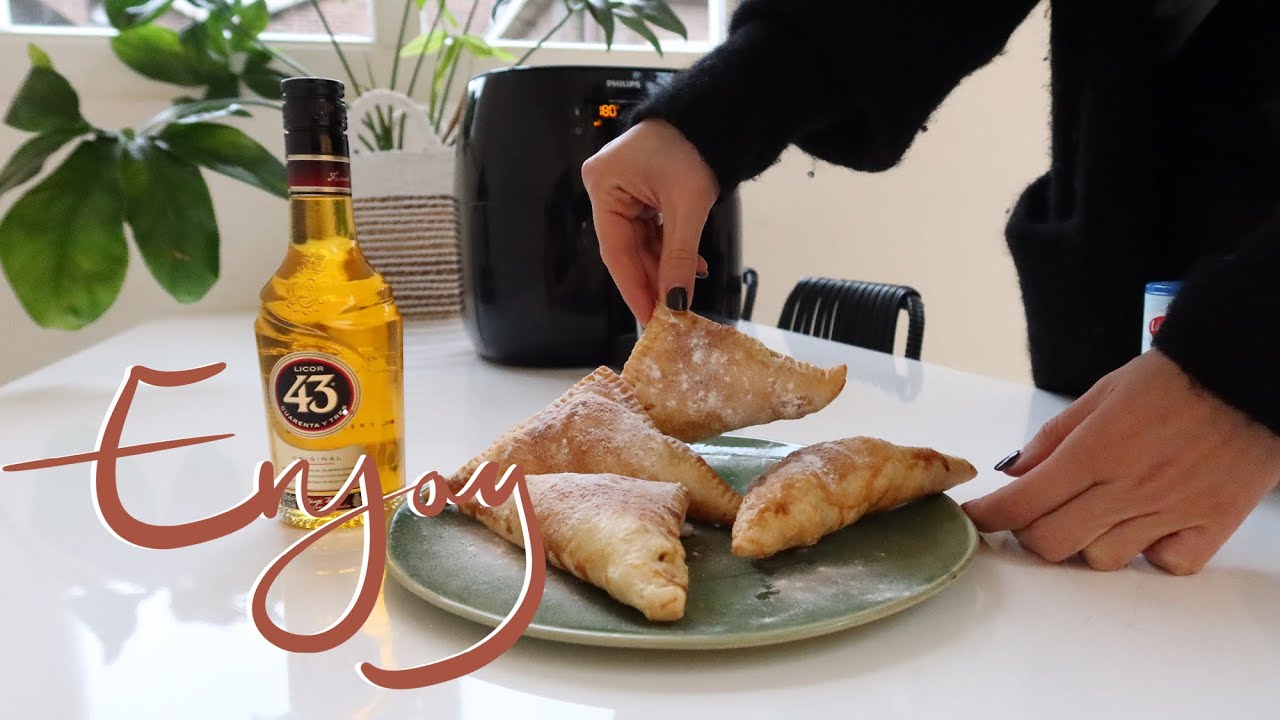 Appelflappen met Licor 43 uit de Airfryer