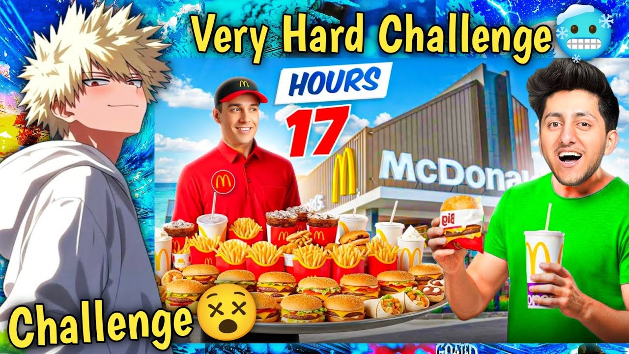 Namex React 😛 Buying the ENTIRE MENU at McDonald's!! (Impossible Food Challenge)" 