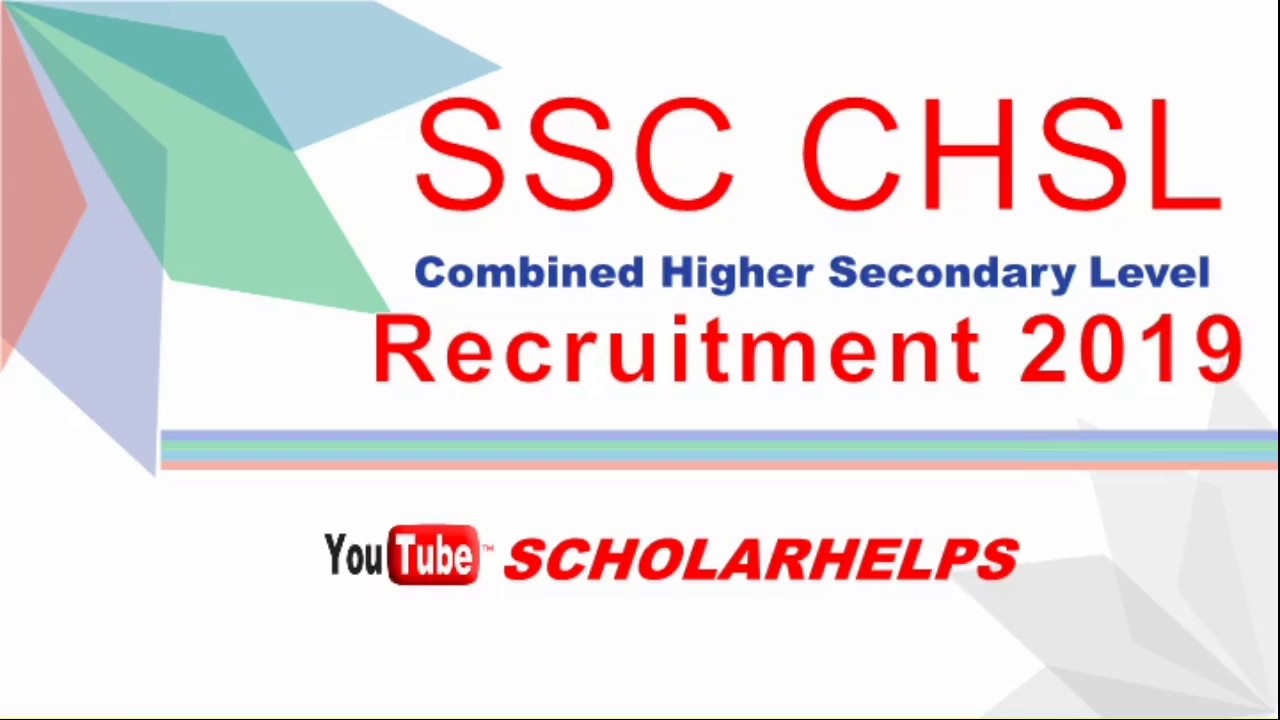 SSC CHSL 2019