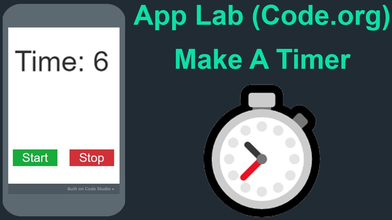 App Lab (Code.org) Игра и приложение ⏲️ Таймер ⏲️