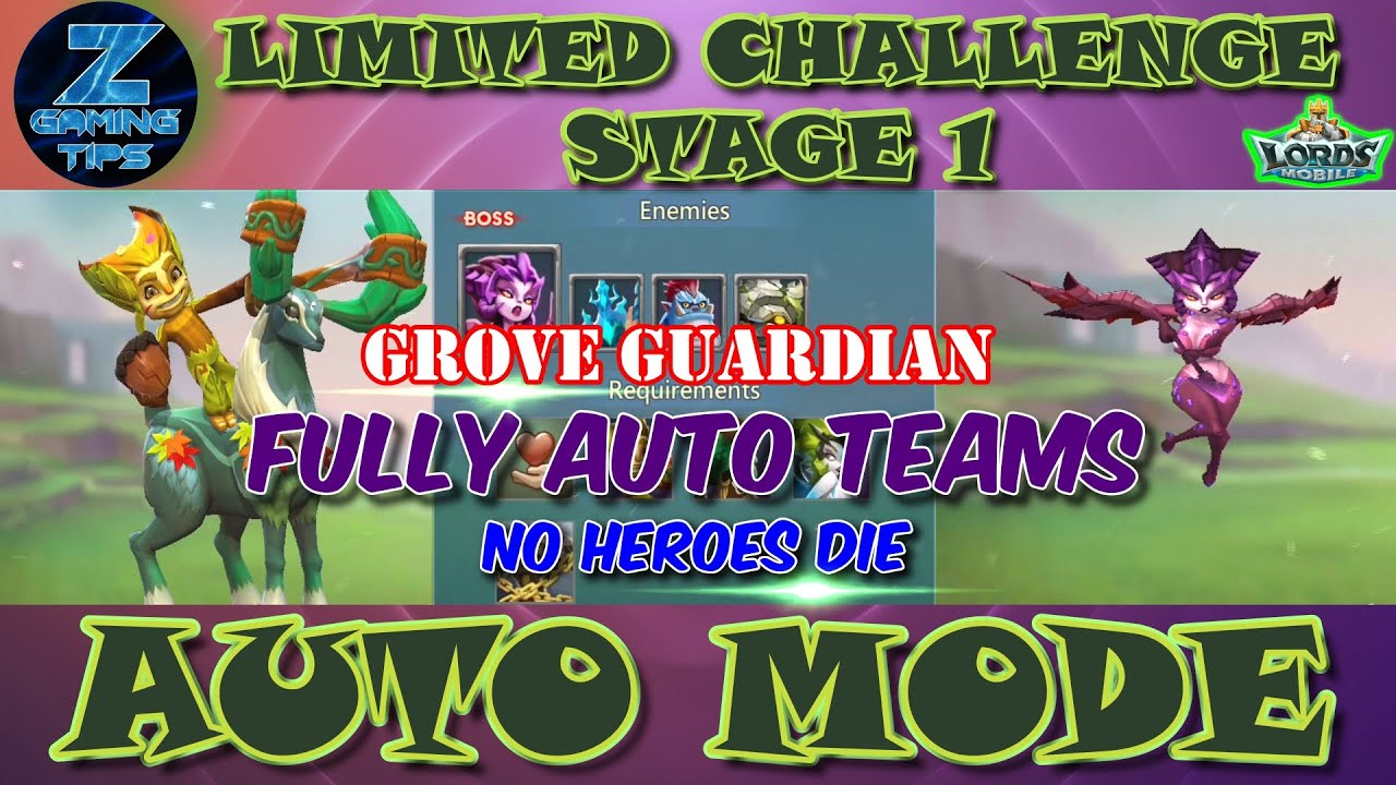 Grove Guardian Limited Challenge Stage 1 | Grove Danger Stage 1 (Fully Auto Teams) Part 7