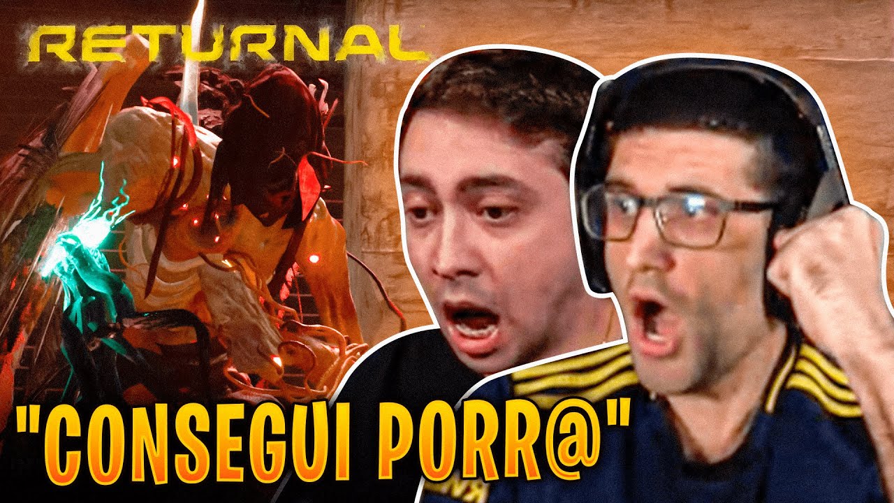 YOUTUBERS REAGINDO AO SEGUNDO BOSS DE RETURNAL (IXION)