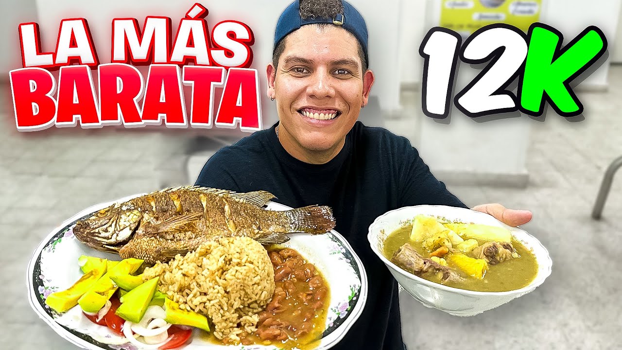 Probando la MOJARRA frita mas Barata del centro de Barranquilla