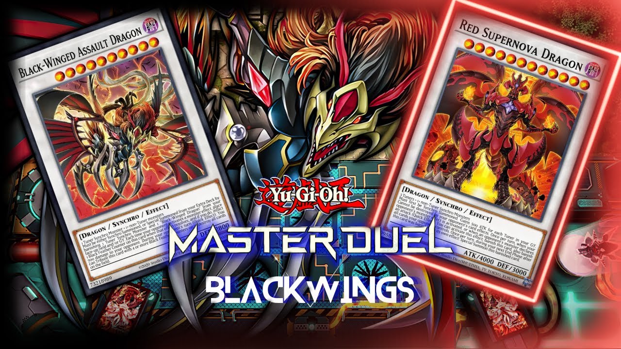 NEW BLACKWING SUPPORT WITH RED SUPERNOVA DRAGON COMBO - BLACKWING ARCHETYPE | YU-GI-OH! MASTER DUEL
