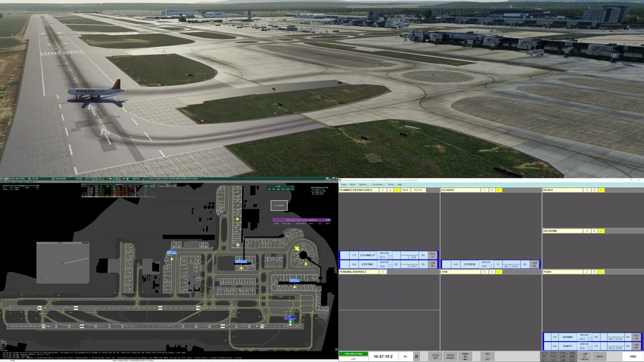 EGKK_GND | Gatwick Ground | Vatsim UK ATC | 14.05. | Towerview Part 3