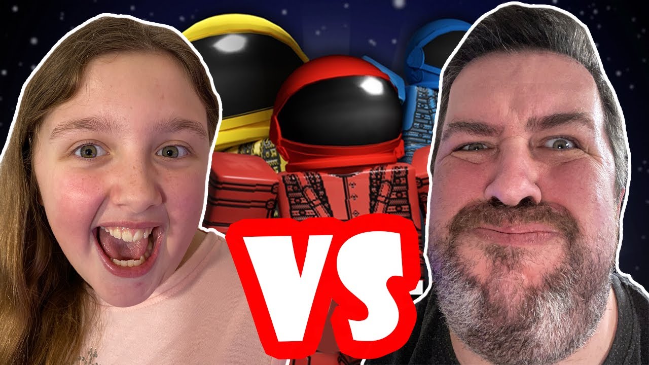 Among Us Impostor Dad vs Daughter Game with Fun Family Gaming!