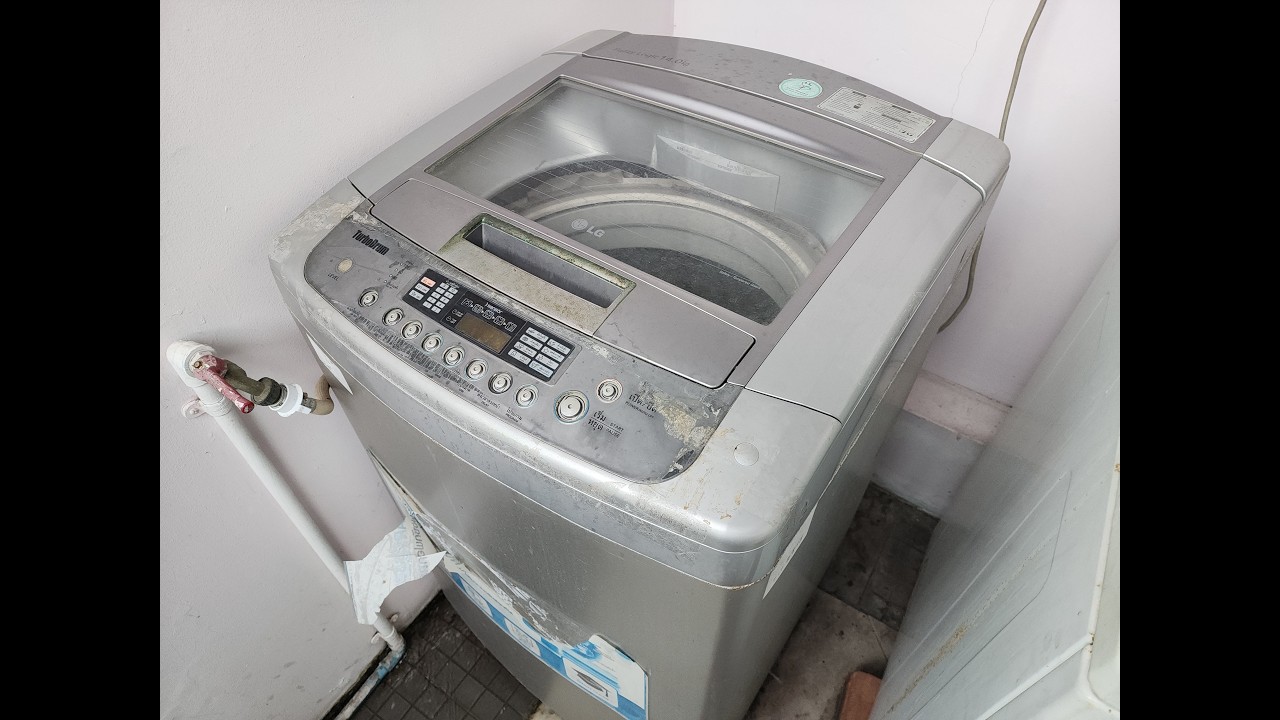 27-02-2026 ซ่อมเครื่องซักผ้า LG 14kg. รุ่น WF-T1465TD อาการ ถังไม่หมุน