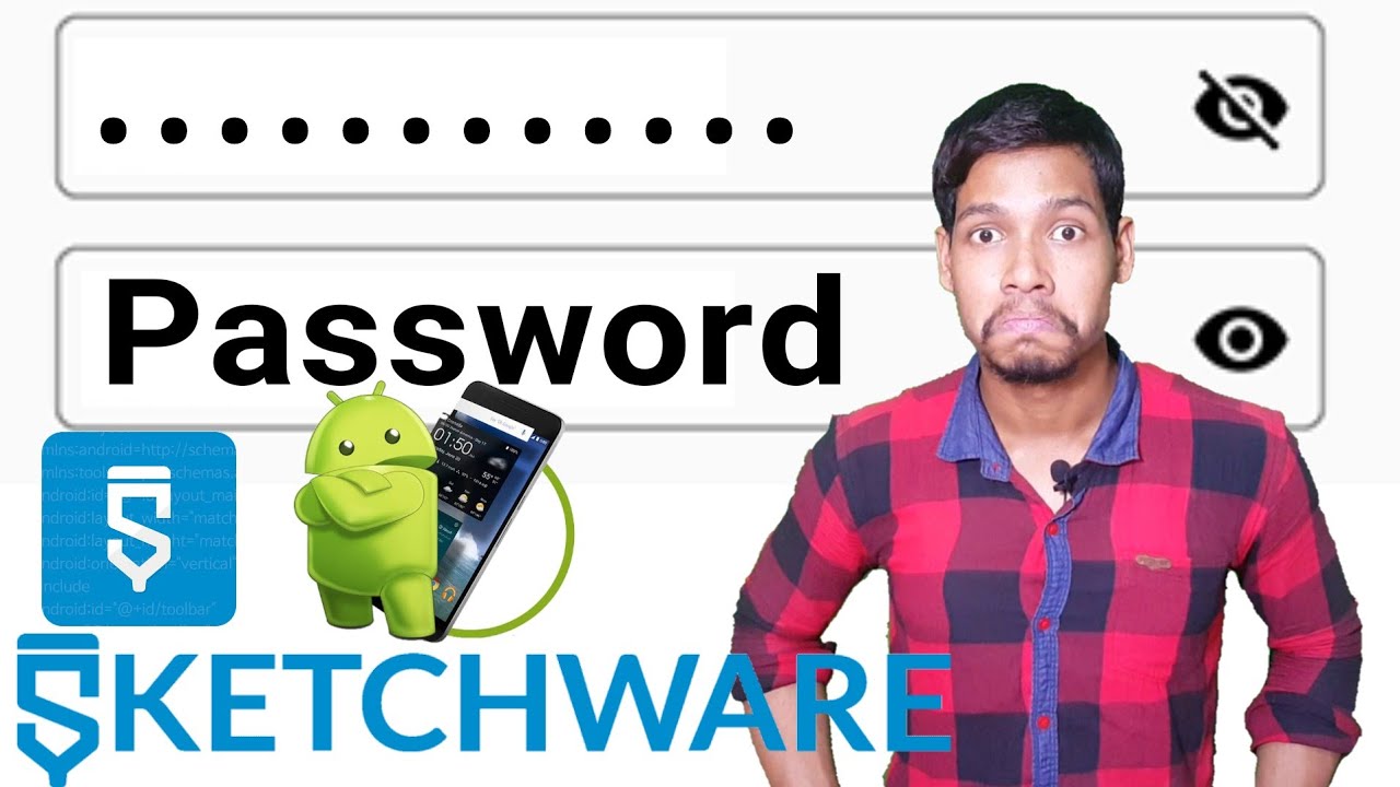show password hide password Activity in sketchware Hindi tutorial/Aaura Technical