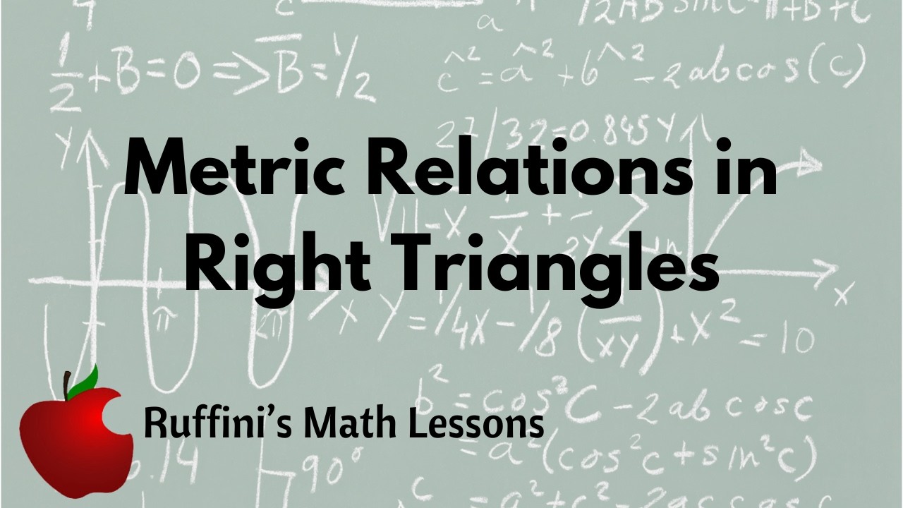 Metric Relations in a Right Triangle