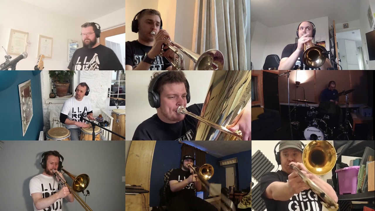 Behroozi - Lucky Chops (LLAREGGUB BRASS BAND COVER)