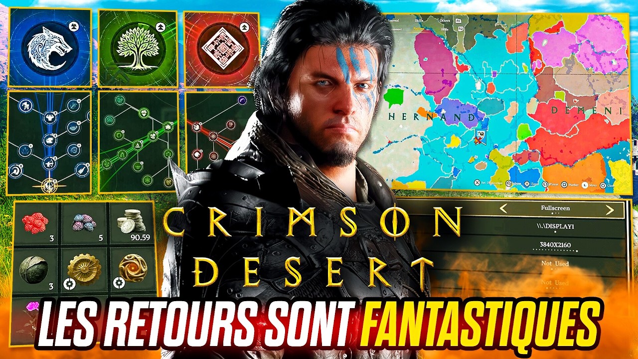 Crimson Desert - La Preview Ultime du Lancement! (Combat, Compétences, Monde & Activités)