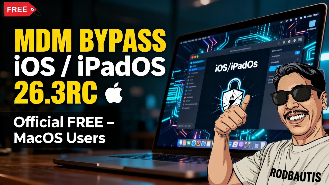 👉 iOS / iPadOS 26.3RC MDM BYPASS Official Method — FREE for MacOS!