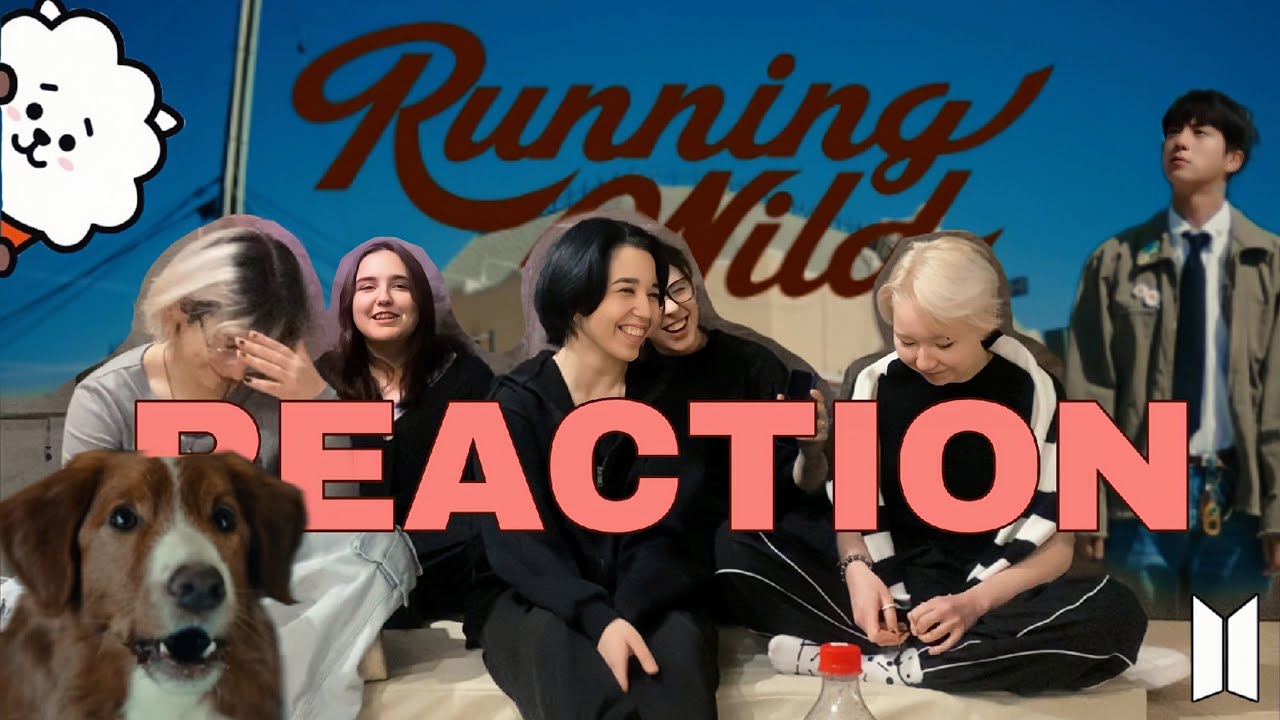 REACTION JIN(BTS)-‘Running Wild’/ Хотим стать собакой  Джина