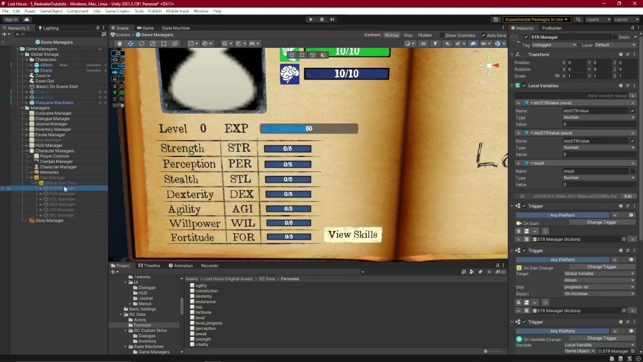 Game Creator Tutorial - Advanced Stats System