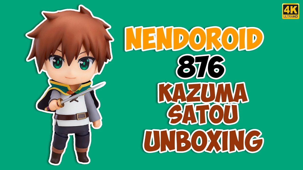 Nendoroid Kazuma Satou 876: Быстрая распаковка на аниме фигурки.