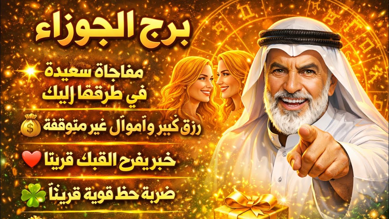 مواليد برج الجوزاء 💞أموال قادمه بقوه وضربه حظ في حد يقاسمك همك تعويض مادي وعاضفي ايامك حلوه ♥️ ابشر