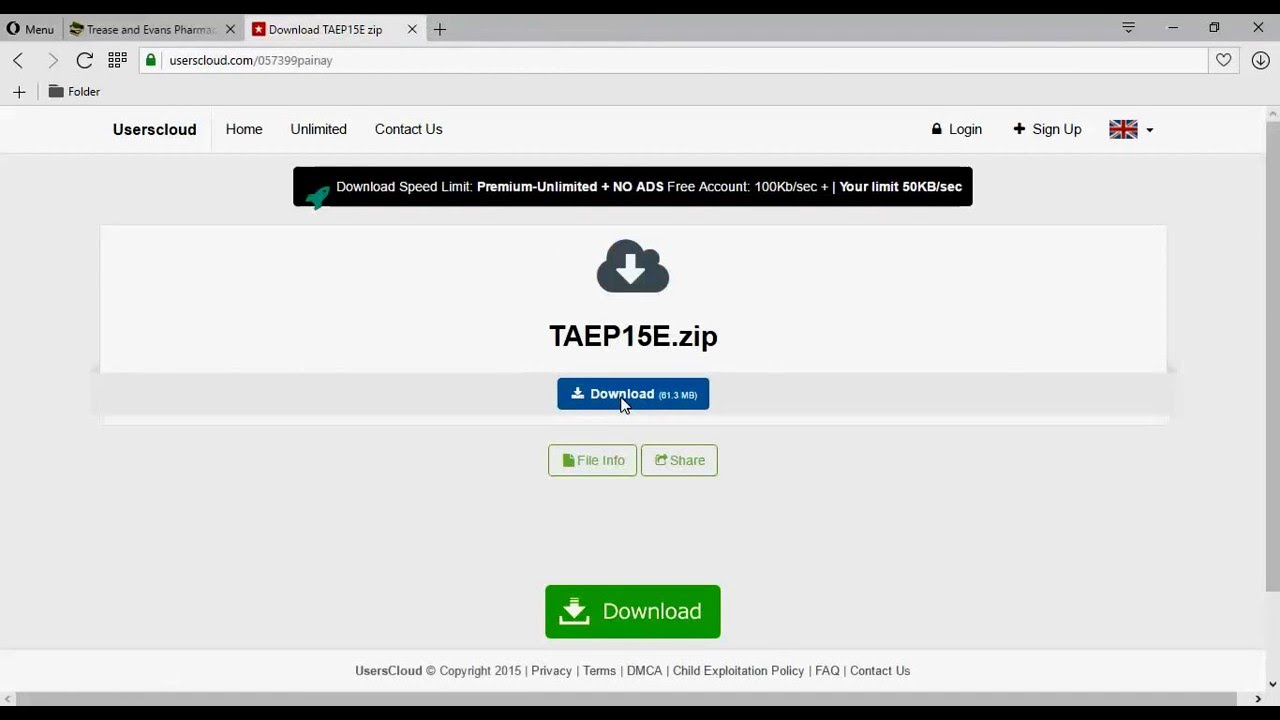 How to Download Files from userscloud