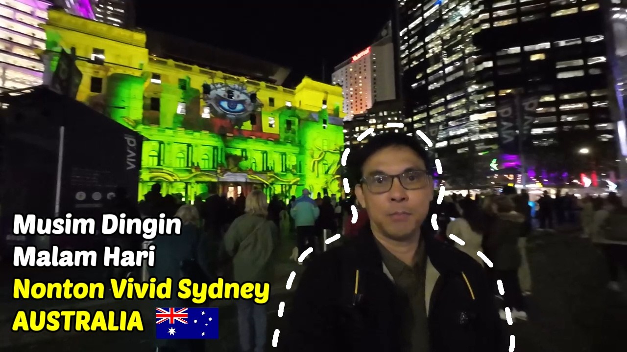 Lihat2 Light Show di Sydney Australia 🇦🇺