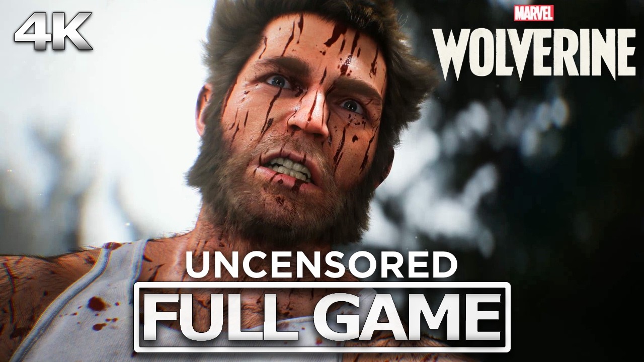 WOLVERINE Full Gameplay Walkthrough / No Commentary UNCENSORED【FULL GAME】4K 60FPS Ultra HD