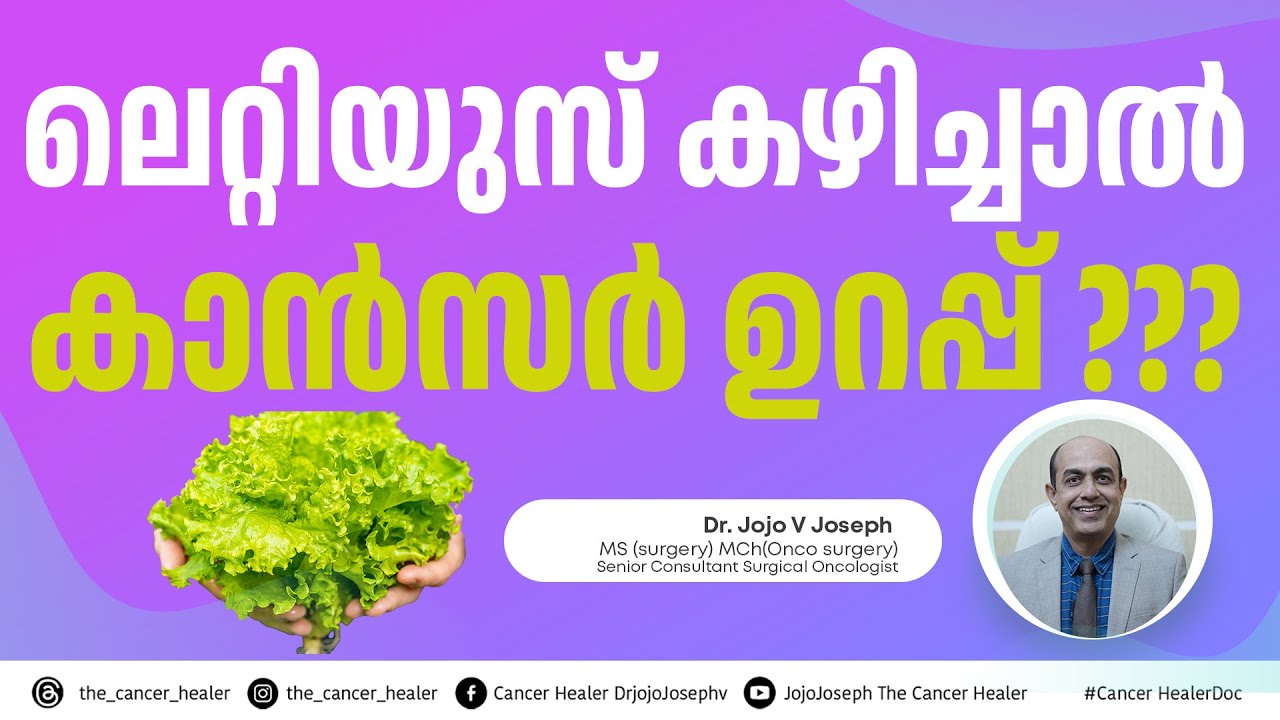 ലെറ്റിയുസ് കഴിച്ചാൽ കാൻസർ??? LETTUCE &CANCER