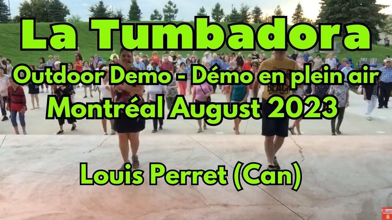 La Tumbadora Line Dance (Outdoor Demo / Démo en plein air / Montréal August 2023)
