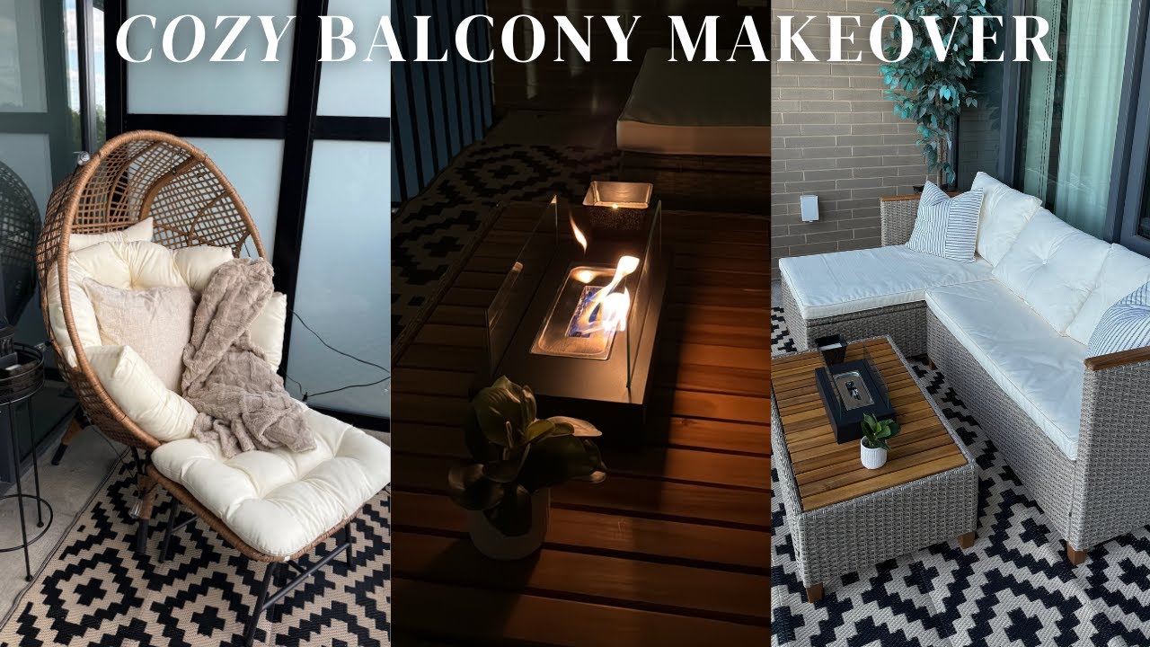 Cozy Balcony Makeover | TayyLiz