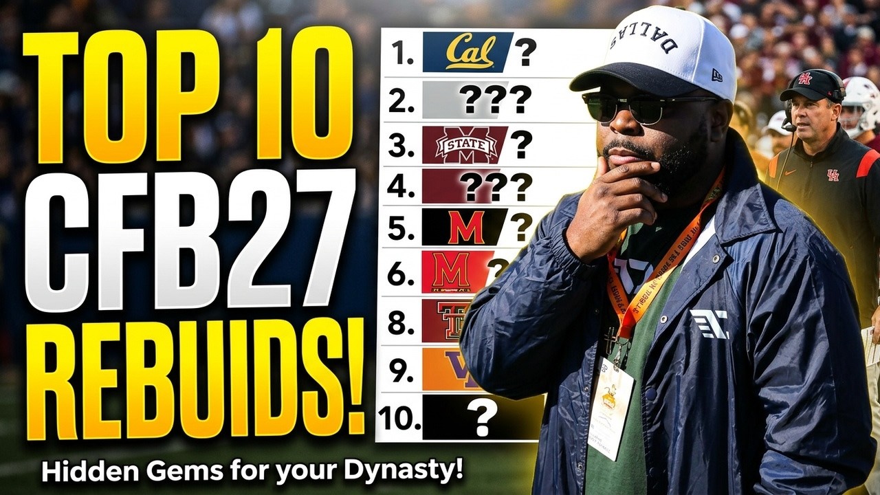 Best CFB27 Rebuilds? These 10 Teams Have Everything