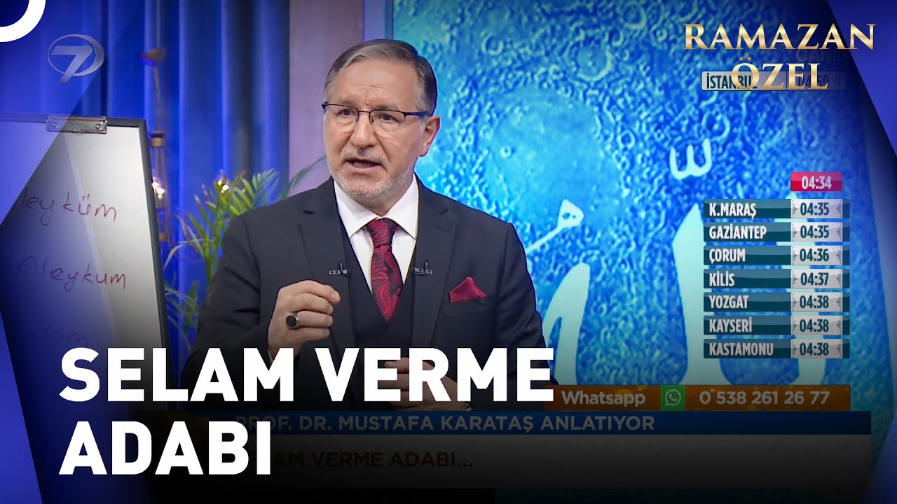 İslam'da Selam Verme Adabı Nasıldır? | Prof. Dr. Mustafa Karataş ile Sahur Vakti