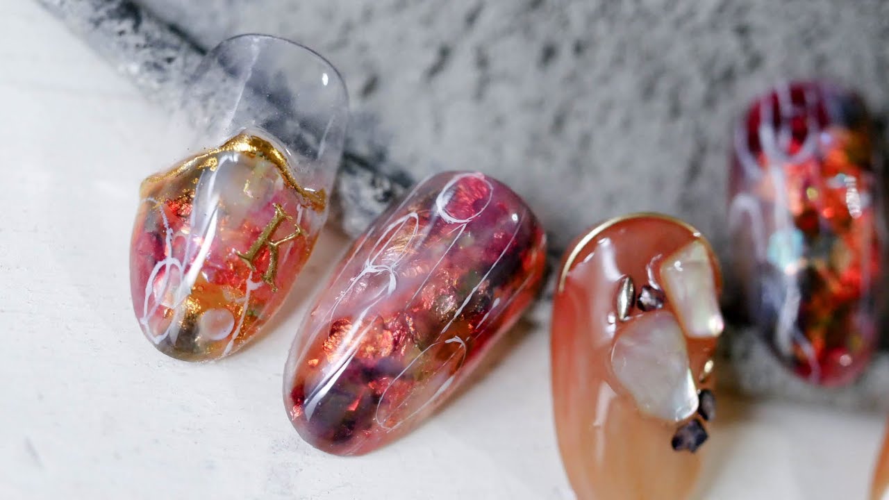 Finecolor 炫光膠貓眼示範水流感多層次暈染凝膠美甲~ginanail | 美甲教學|Nailart|ネイル|네일