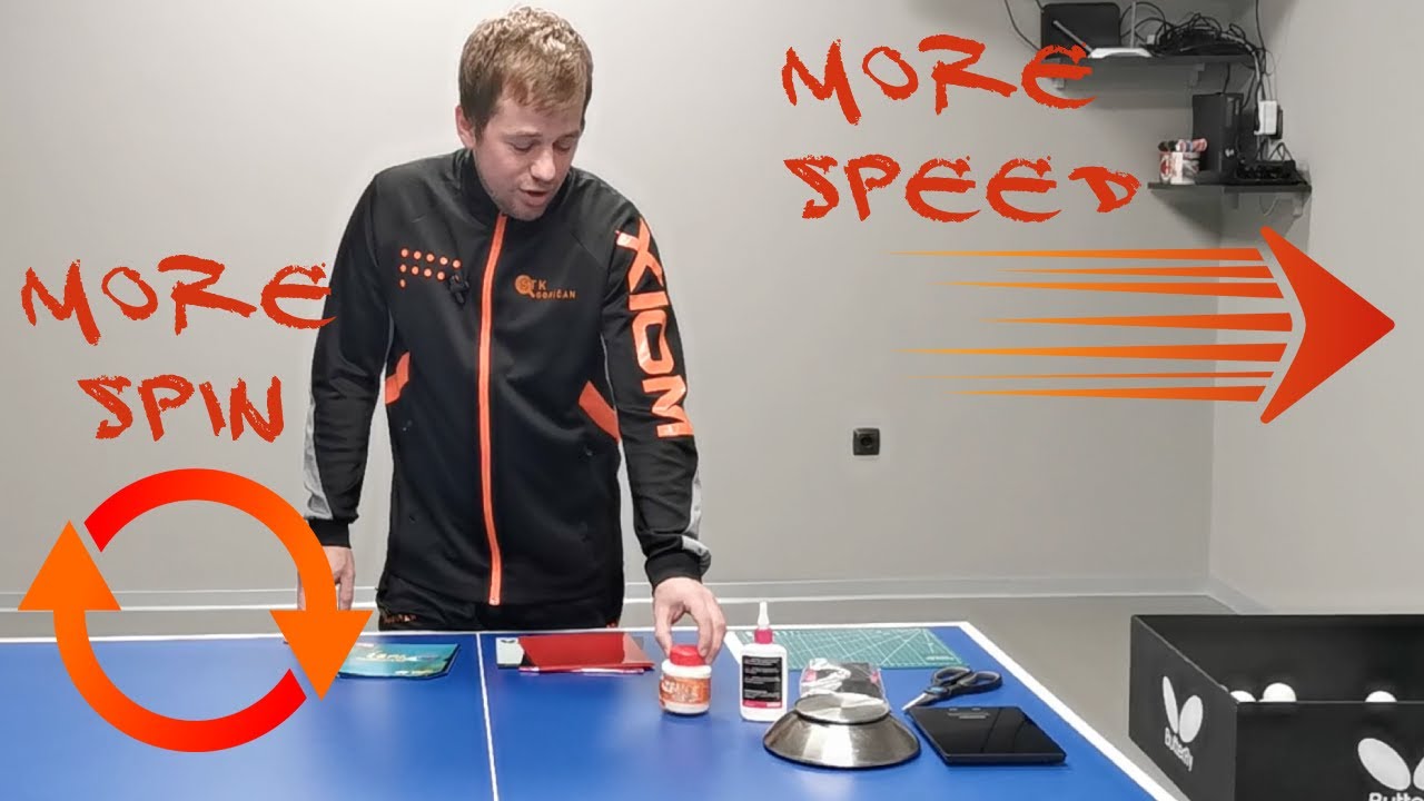 How to boost table tennis rubber