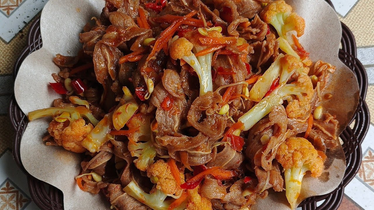 Tumis Slice Daging Sapi Empuk Pedas Enak ⁉️ Resep Olahan Sayuran Menu Buka Puasa & Sahur