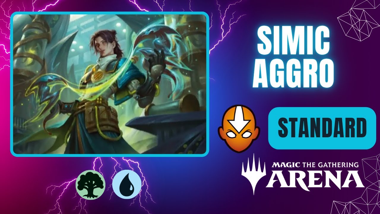 💧🌳 Агрессивная колода Симик | Стандартный формат | Геймплей Magic the Gathering Arena | TLA | BO1