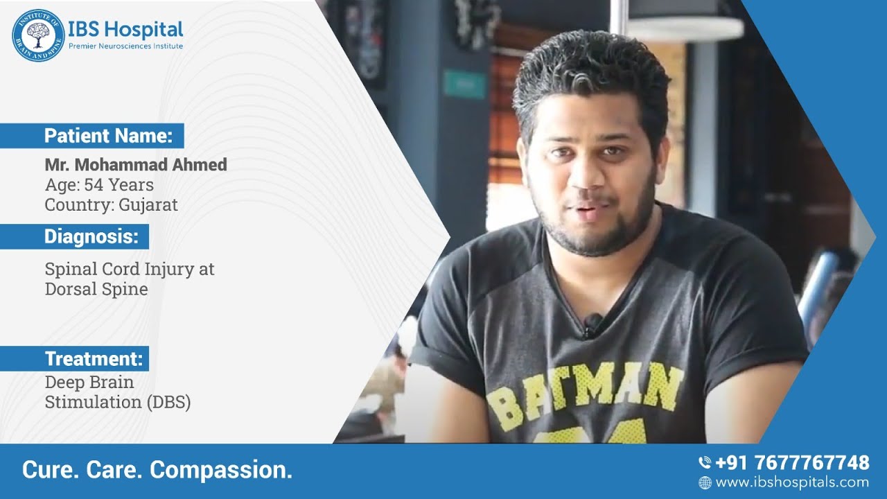 Spinal Cord Injury Recovery with Spinal Cord Stimulation: Mohammad Aamil’s Journey | IBS Hospital