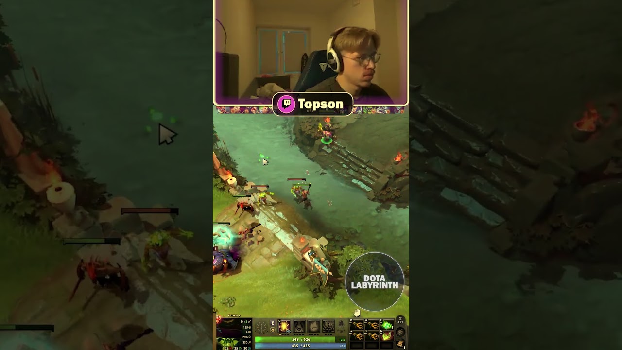 "Hello, this is Whitemon!" Topson trolling enemy Pudge in Dota 2 