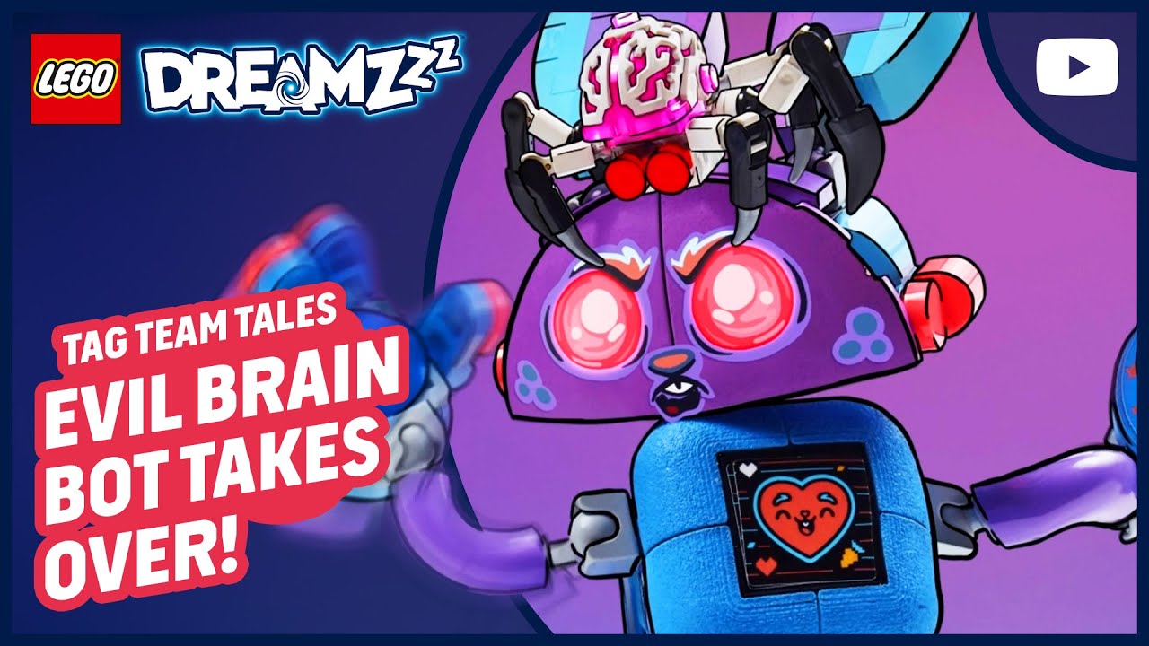 Bunchurro 🐰 Taken Over by Evil Brain Bot 🤖🧠| Izzie and Mateo’s Tag Team Tales | LEGO DREAMZzz