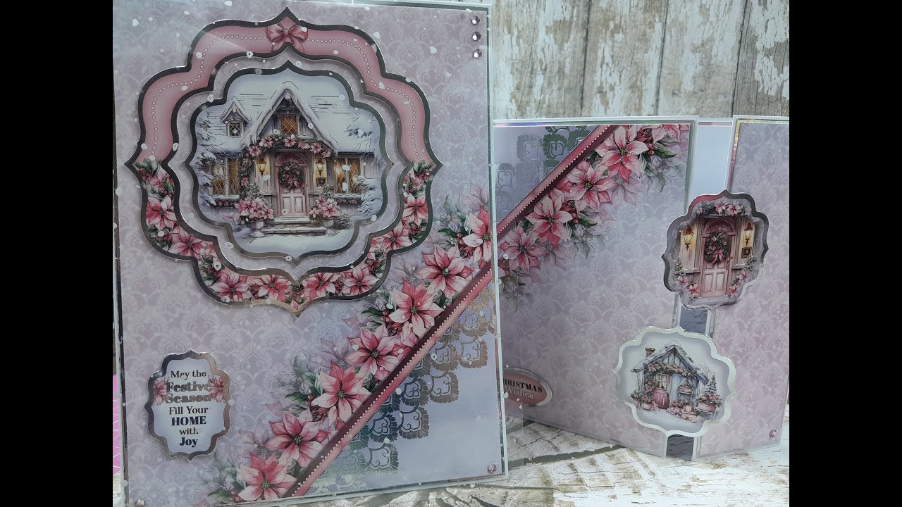 Crafting with Hunkydory's White Christmas - A Joyful Home