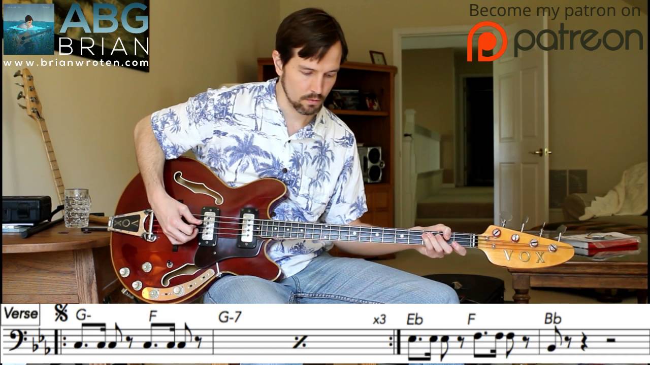 The 5th Dimension - Aquarius/Let The Sun Shine In - Bass Transcription